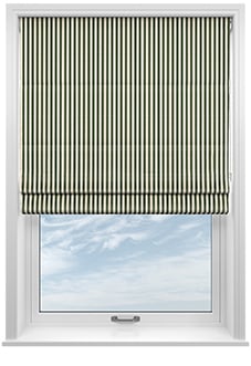 The British Stripe Co. Catherine, Chilterns No.3 - Roman Blind